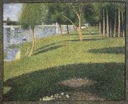 Georges Seurat A Sunday Afternoon at the lle de la Grande Jatte oil painting on canvas